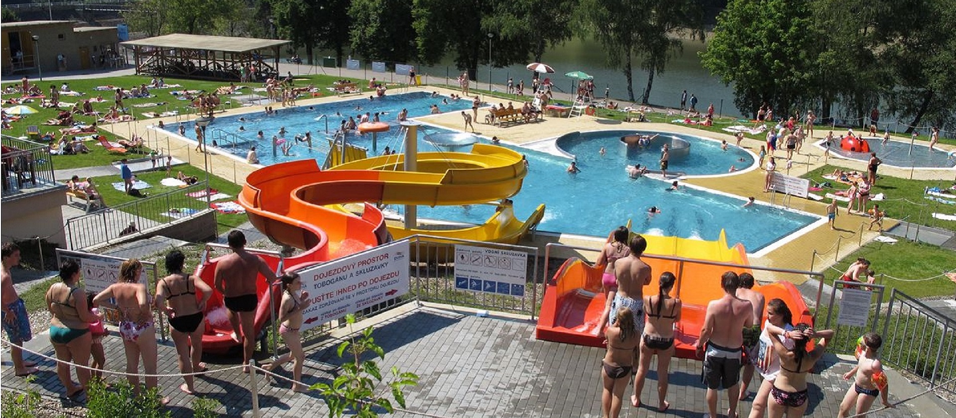 Aquapark u přehrady - Hotel Adamantino Luhačovice